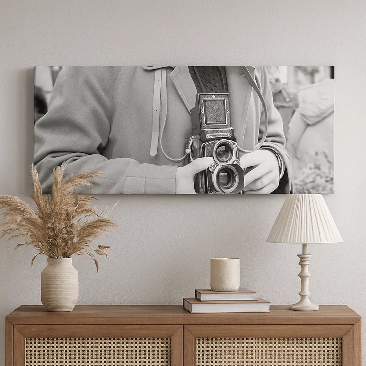 Schilderen op canvas - Retro stijl - 30x30 cm