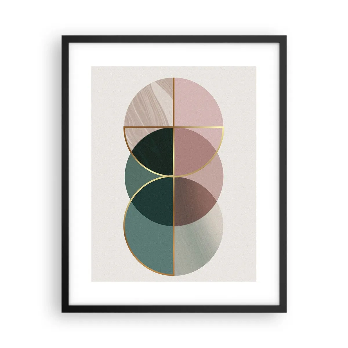 Poster in een zwarte lijst - Wiel voor wiel... - 40x50 cm