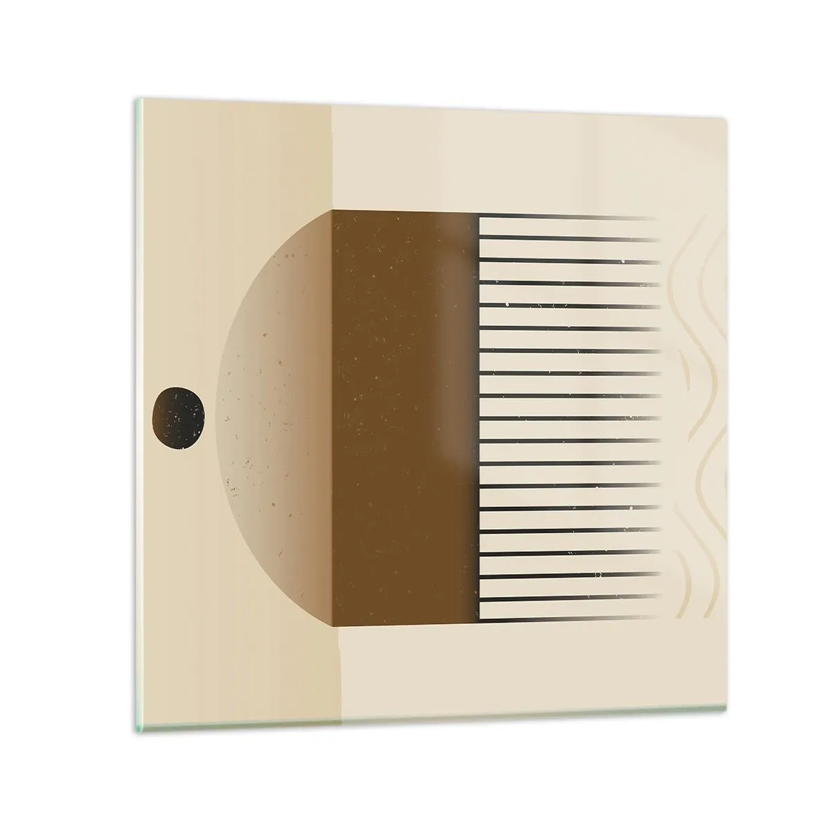 Schilderen op glas - verschillende staten - 70x70 cm