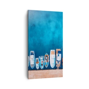 Schilderen op canvas - In één rij - 45x80 cm