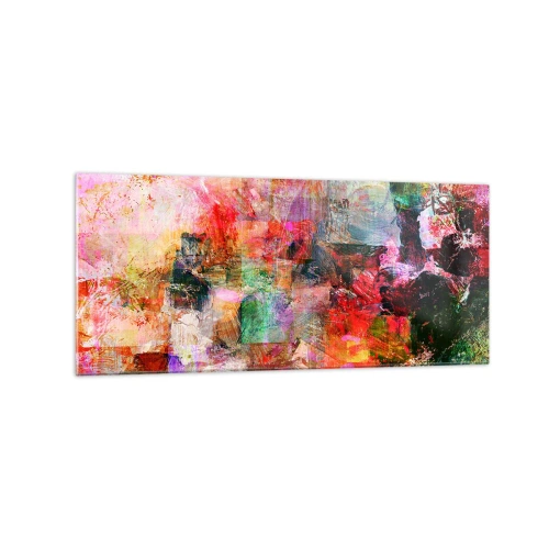 Schilderen op glas - Een reis door de rozen - 120x50 cm