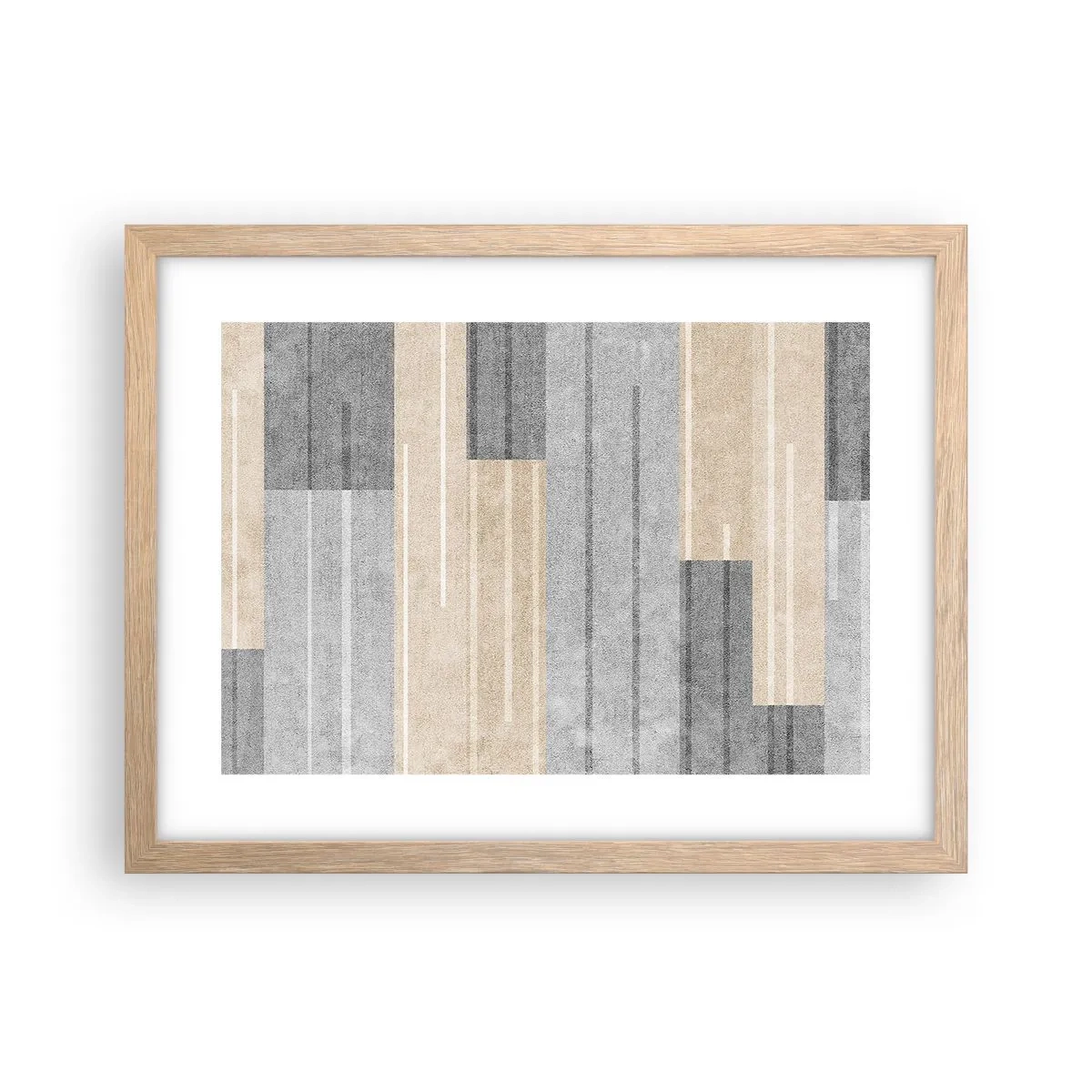 Een poster in een licht eiken lijst - Compositie: houd verticaal - 40x30 cm