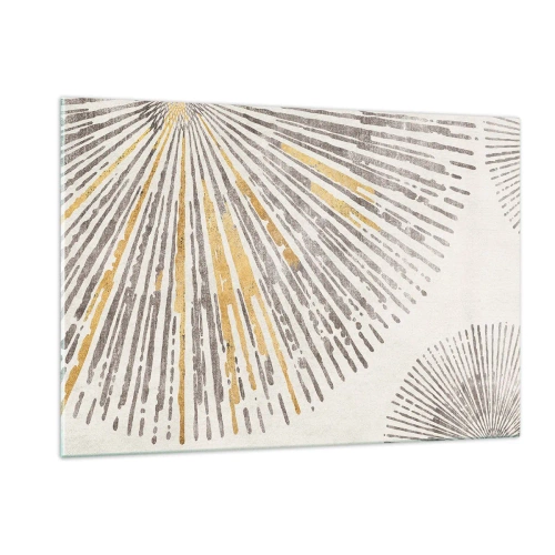 Schilderen op glas - De schoonheid van de straal - 120x80 cm