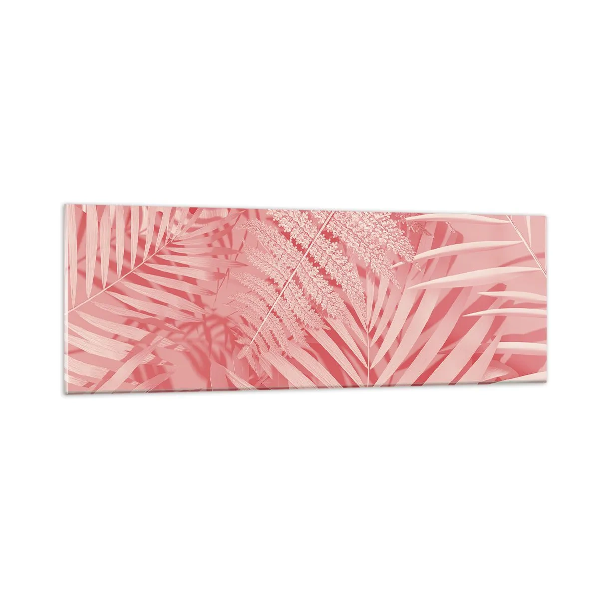 Schilderen op glas - Roze concept - 90x30 cm