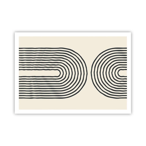 Poster - In een ogenblik ... - 100x70 cm