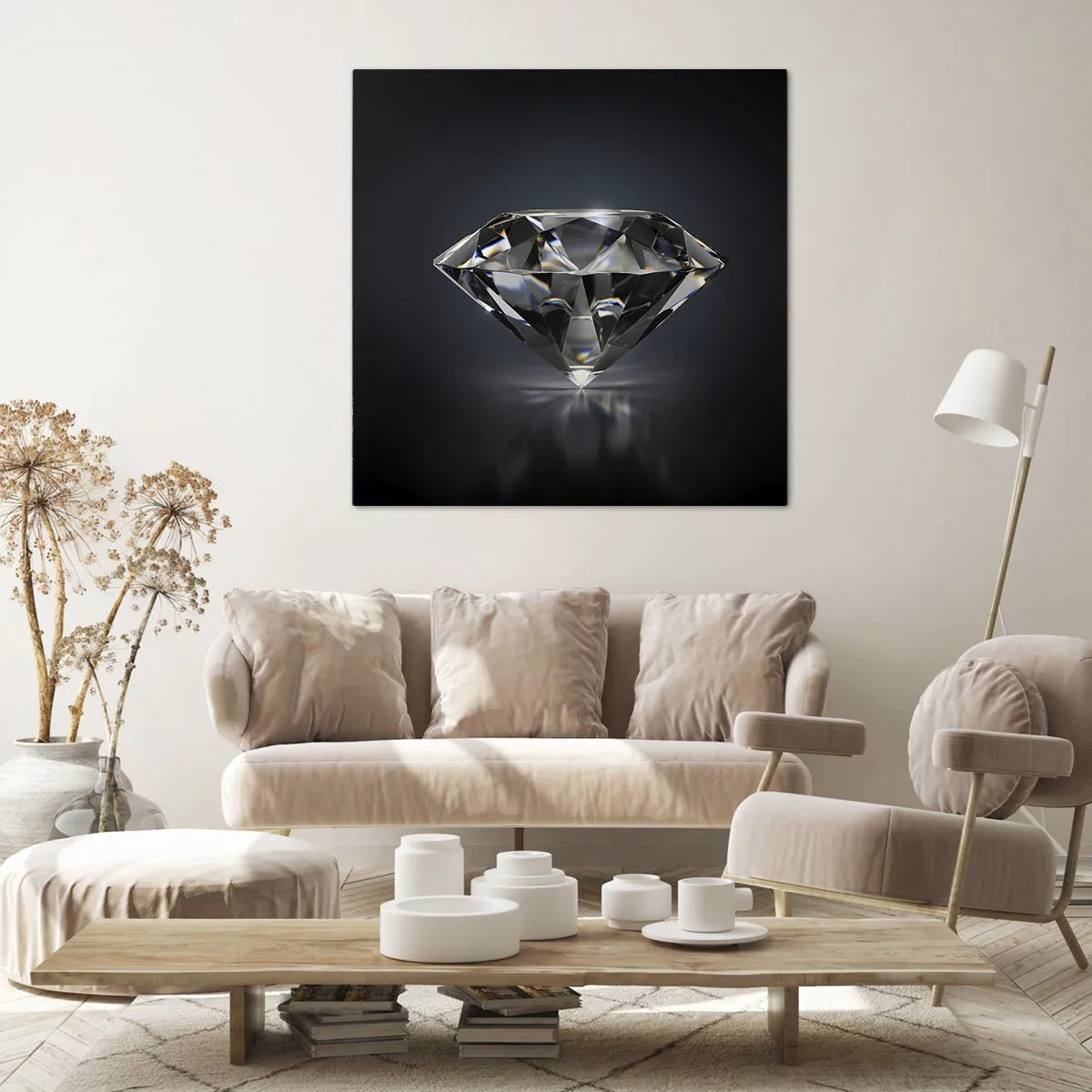 Schilderen op canvas - Beste vriendinnen - 60x60 cm