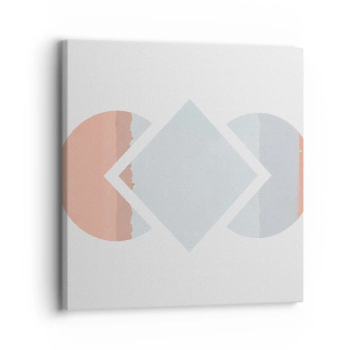 Schilderen op canvas - De situatie is duidelijk - 30x30 cm