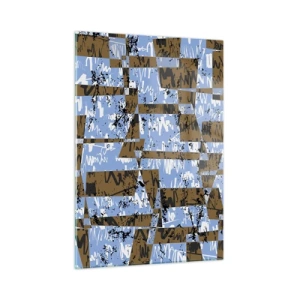 Schilderen op glas - Een niet-menselijke knipsel - 50x70 cm