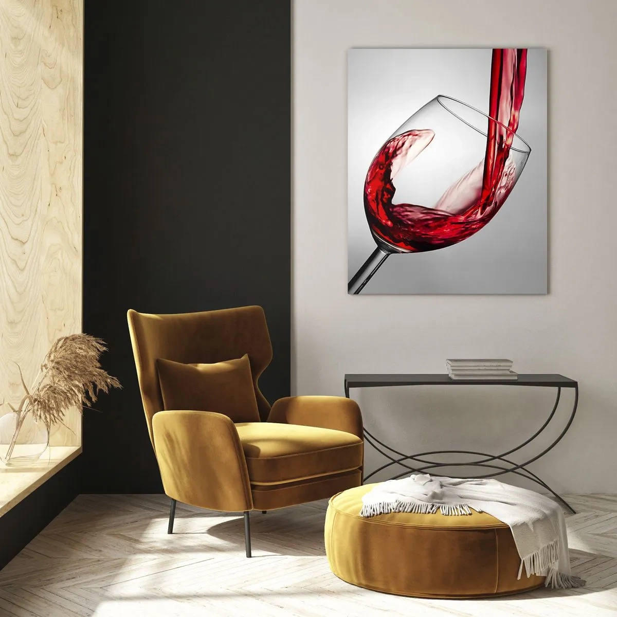 Schilderen op glas - Kleur - beweging - geluid - 70x100 cm