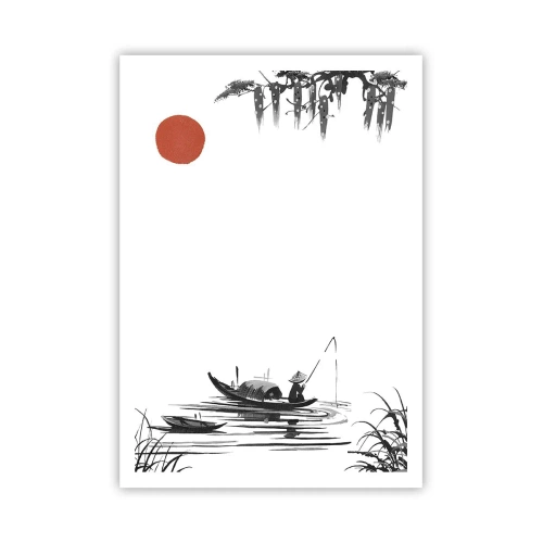 Poster - Aziatische middag - 70x100 cm