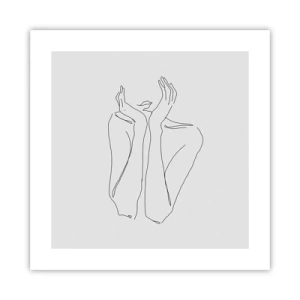 Poster - Waar meisjes van dromen - 40x40 cm