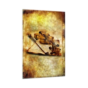 Schilderen op glas - Een virtuoos onmiddelijk nodig - 80x120 cm