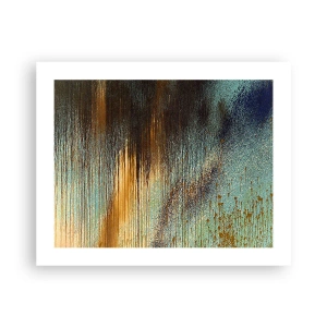 Poster - Een niet toevallig kleurrijke compositie - 50x40 cm