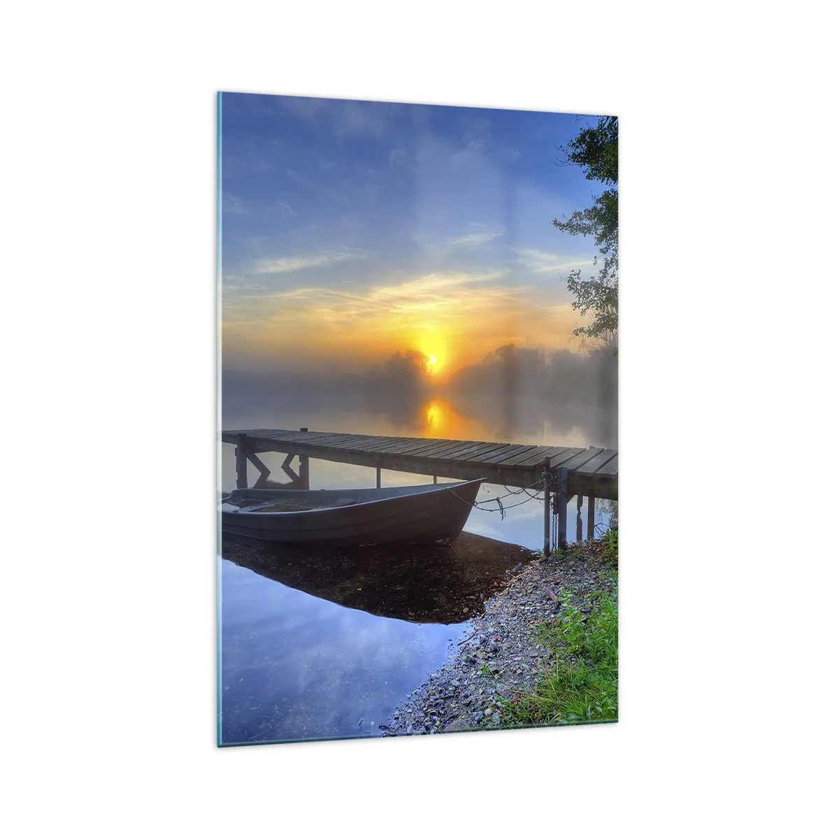 Schilderen op glas - Hoe gewoon verandert in magie - 70x100 cm