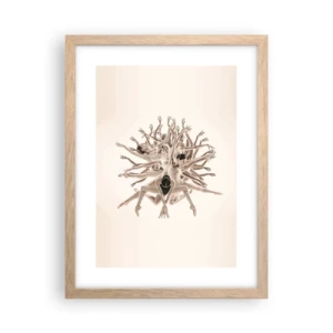 Een poster in een licht eiken lijst - Bloeiend in dans - 30x40 cm