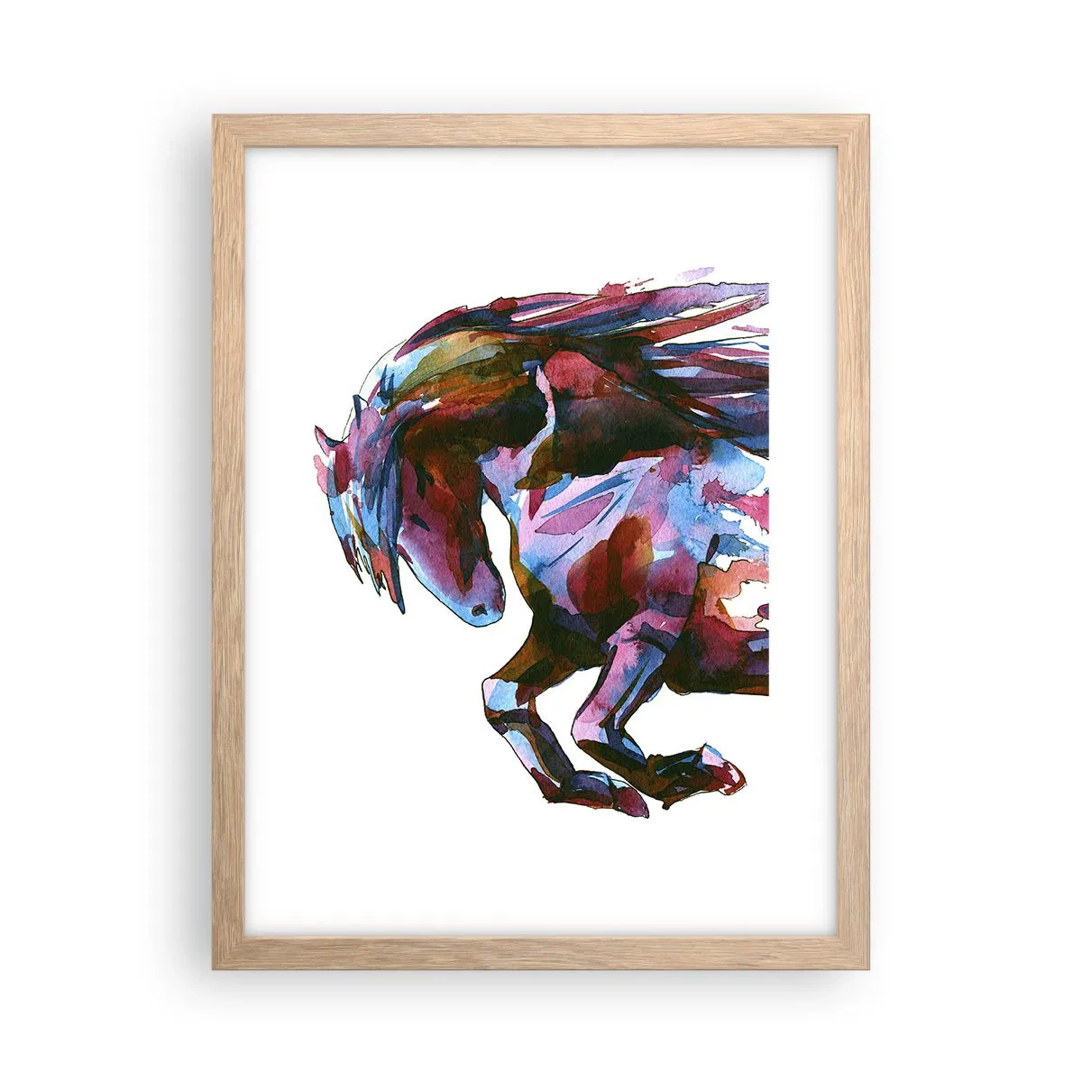 Een poster in een licht eiken lijst - In vervoering - 30x40 cm