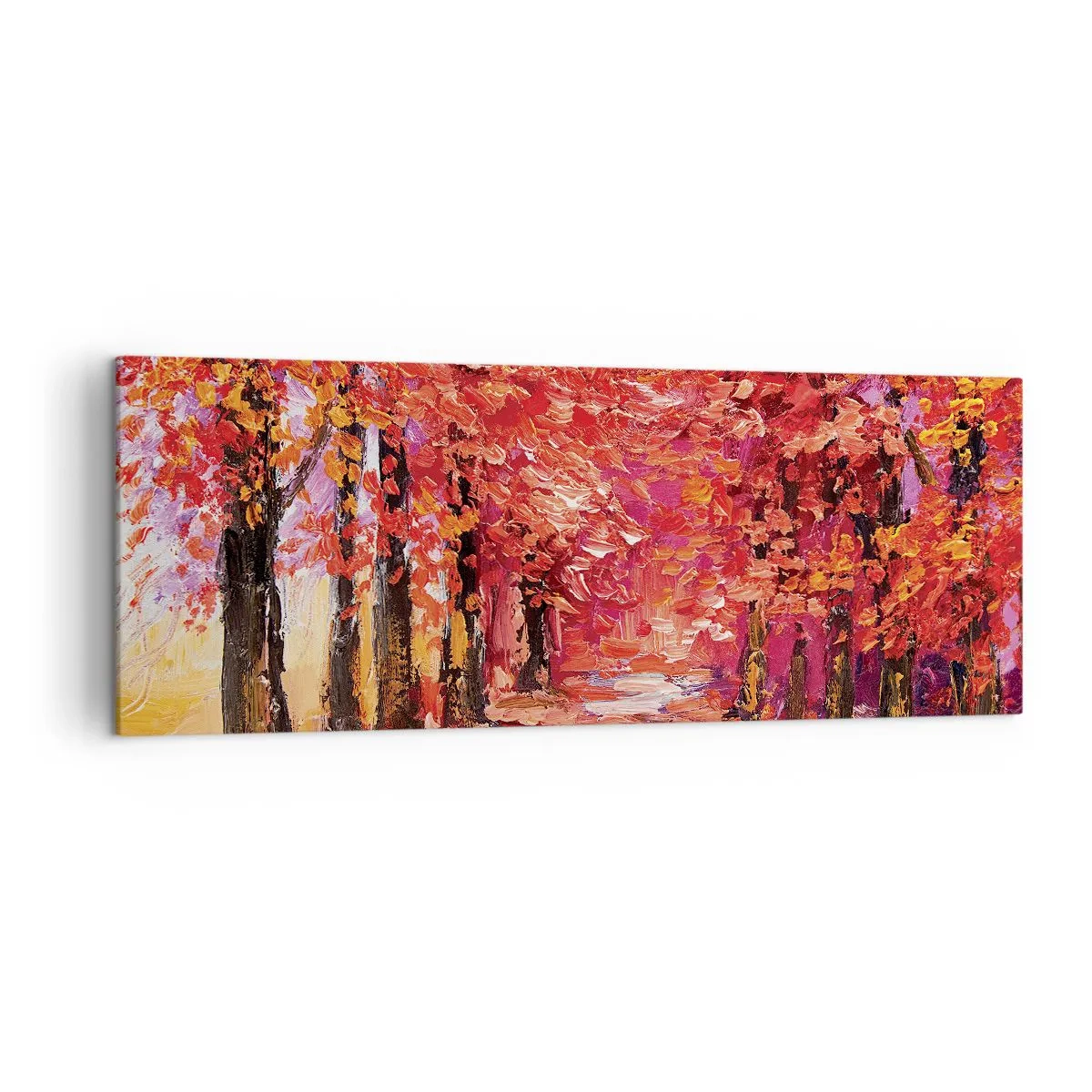 Schilderen op canvas - Herfst impressie - 140x50 cm