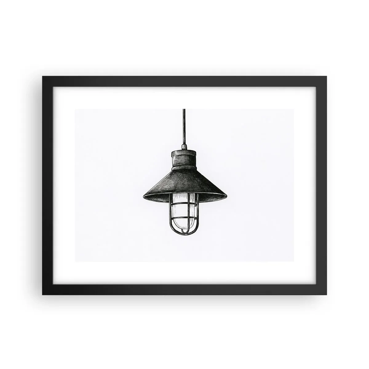 Poster in een zwarte lijst - Zoals jaren geleden… - 40x30 cm