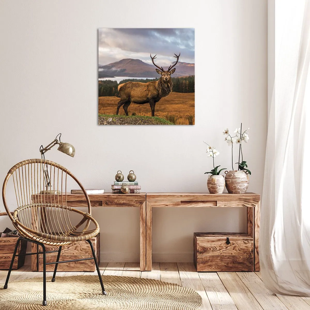 Schilderen op canvas - De majesteit van de natuur - 30x30 cm