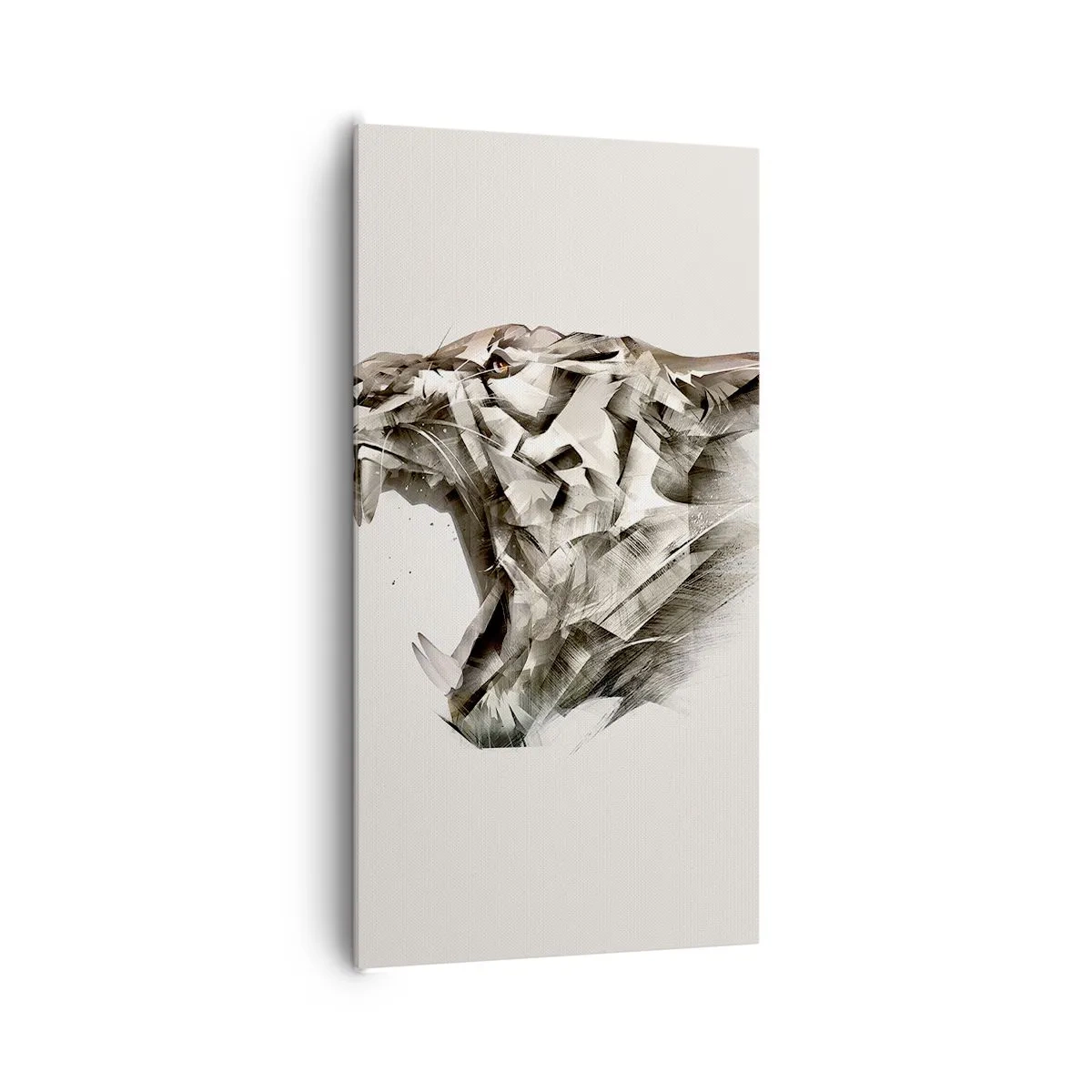 Schilderen op canvas - Je weet al wie de baas is - 65x120 cm