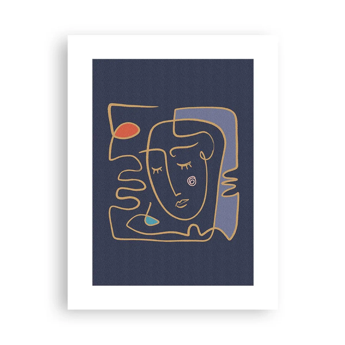 Poster - In nadenken - 30x40 cm