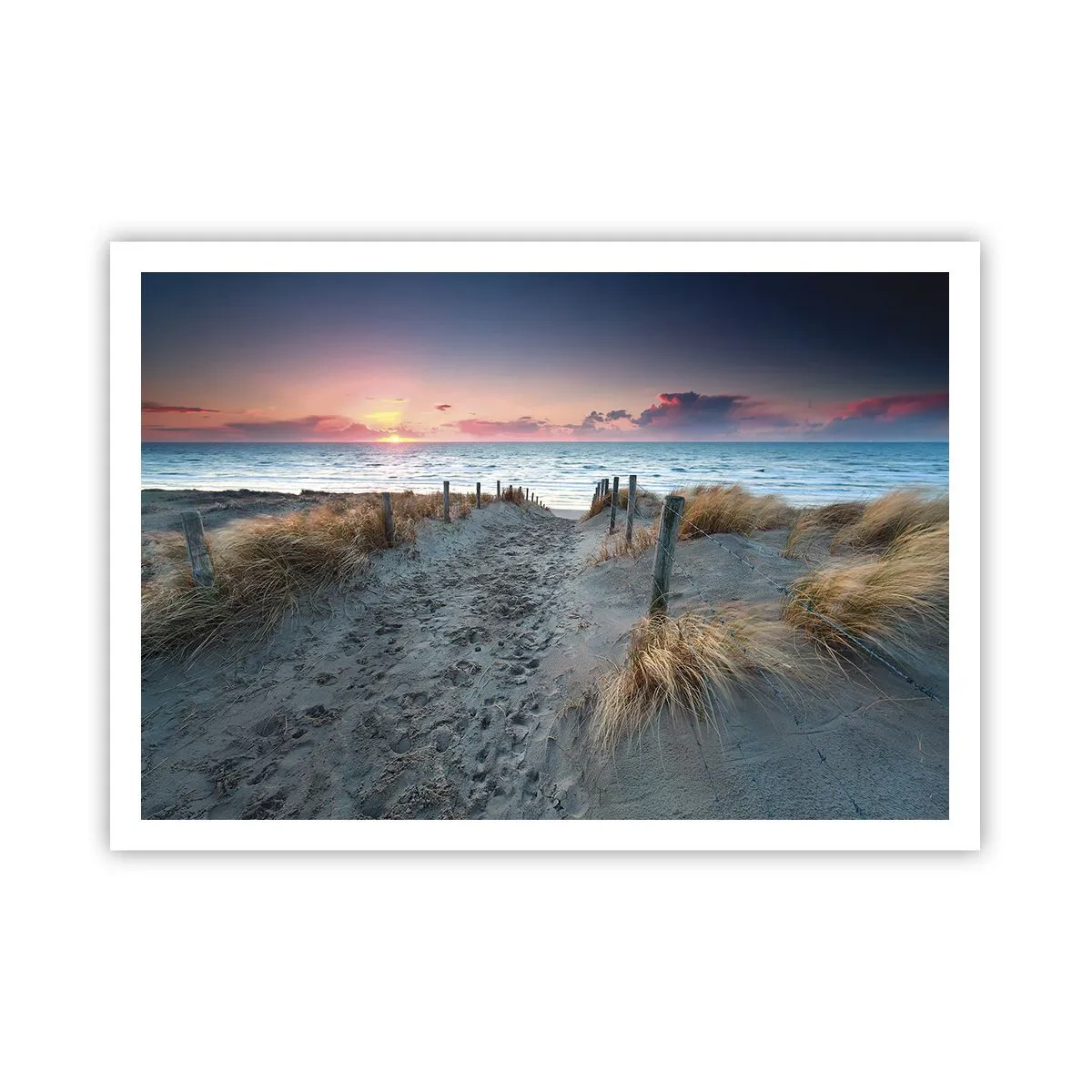 Poster - Je liet een regenboog van licht stralend... - 100x70 cm