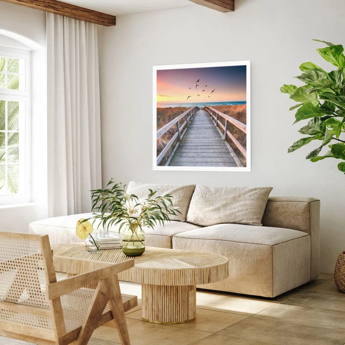 Poster - De ruimte voor opvliegen - 30x30 cm