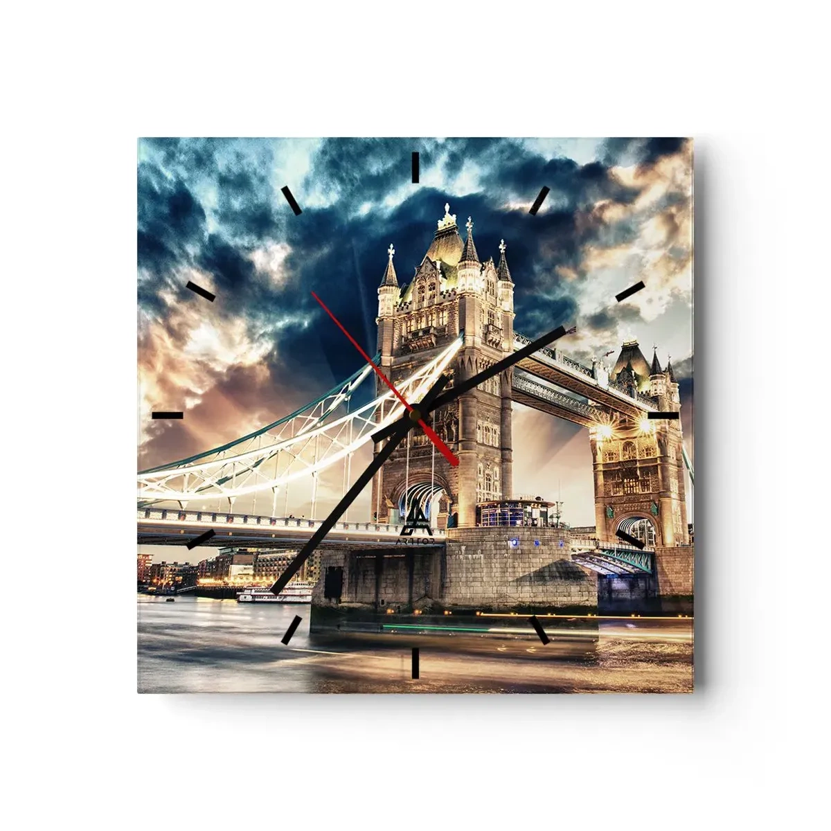 Wandklok - Klok - Victoriaans rijksmonument - 30x30 cm