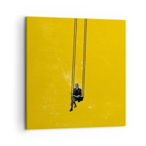 Schilderen op canvas - Dag als iedere dag - 50x50 cm