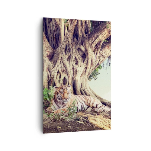 Schilderen op canvas - Uitzicht vanuit het boek Genesis - 80x120 cm