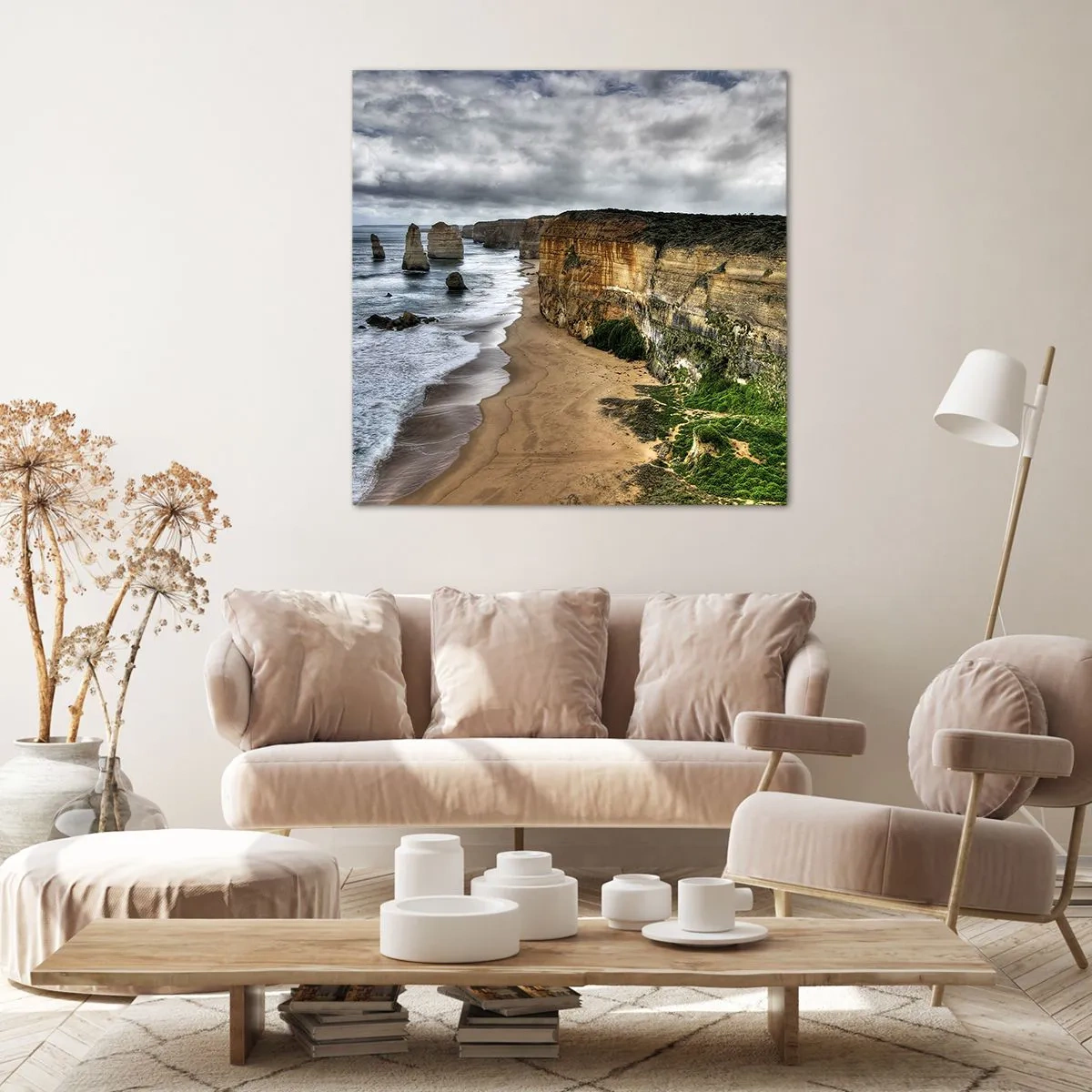 Schilderen op canvas - Rauwe schoonheid - 60x60 cm