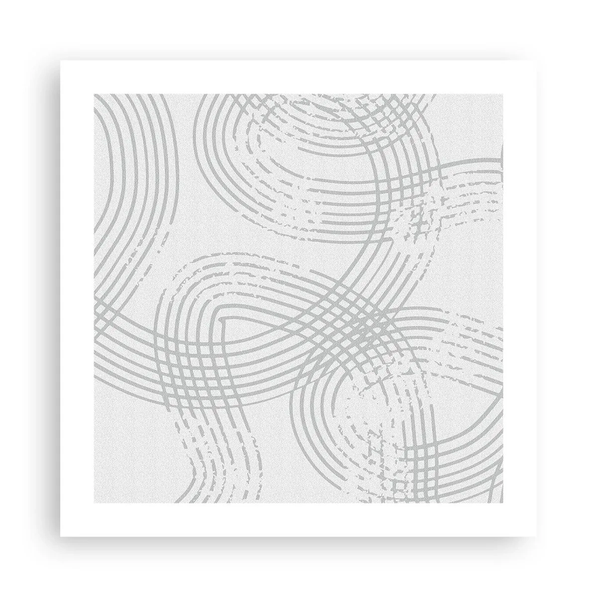 Poster - Er is geen rechte weg - 50x50 cm