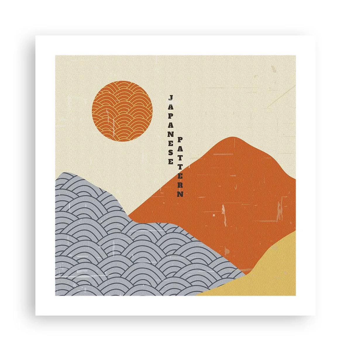 Poster - In de Japanse spirit - 50x50 cm