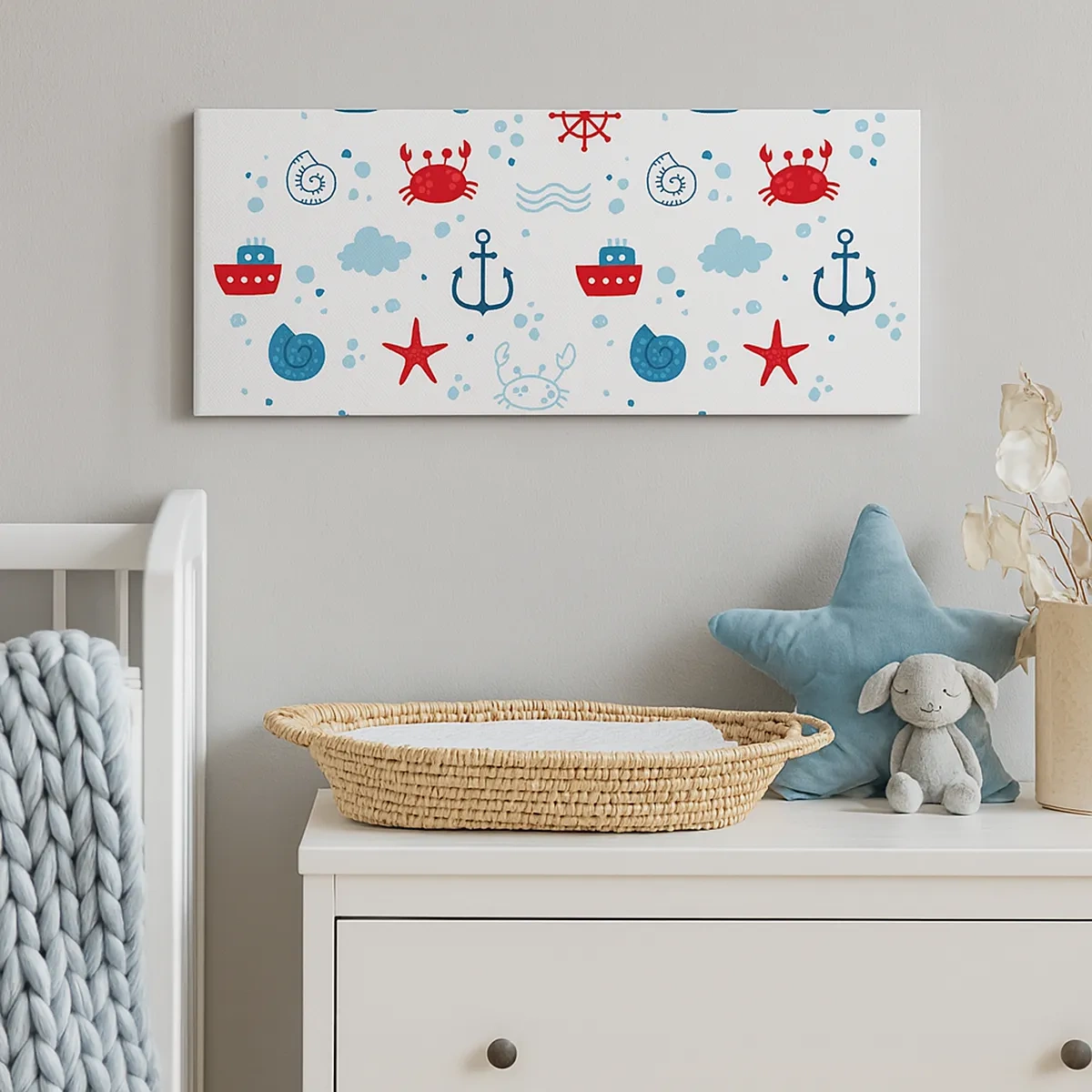 Schilderen op canvas - Zee sprookje - 30x30 cm