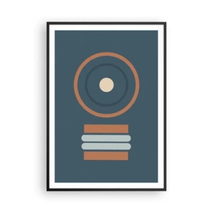 Poster in een zwarte lijst - De essentie van dingen - 70x100 cm