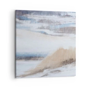 Schilderen op canvas - Winterse compositie - 50x50 cm