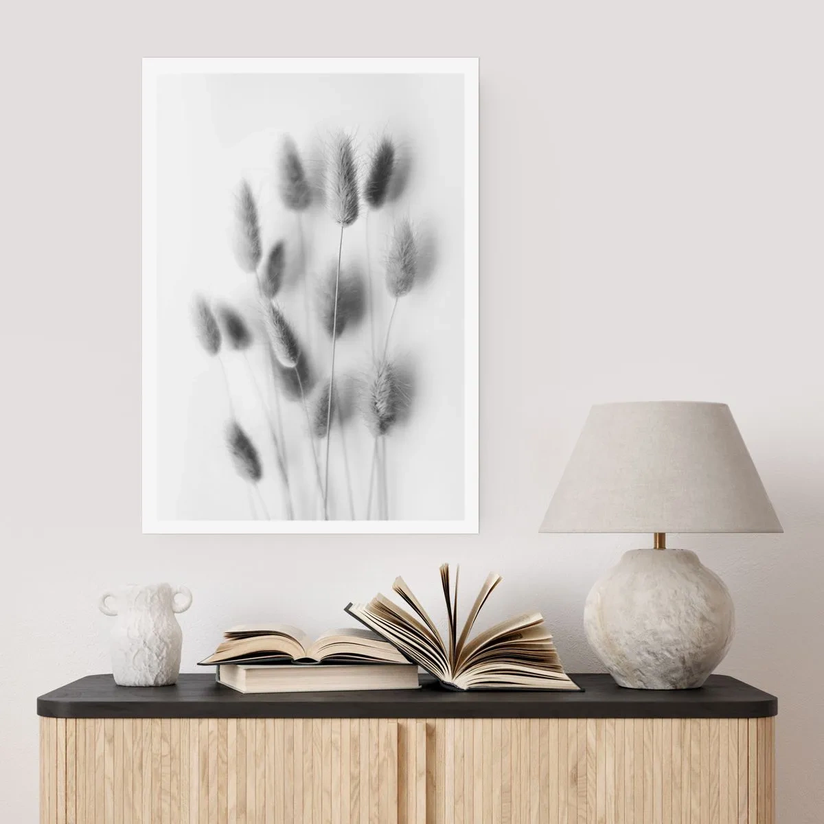 Poster - Haar luchtigheid gras - 61x91 cm