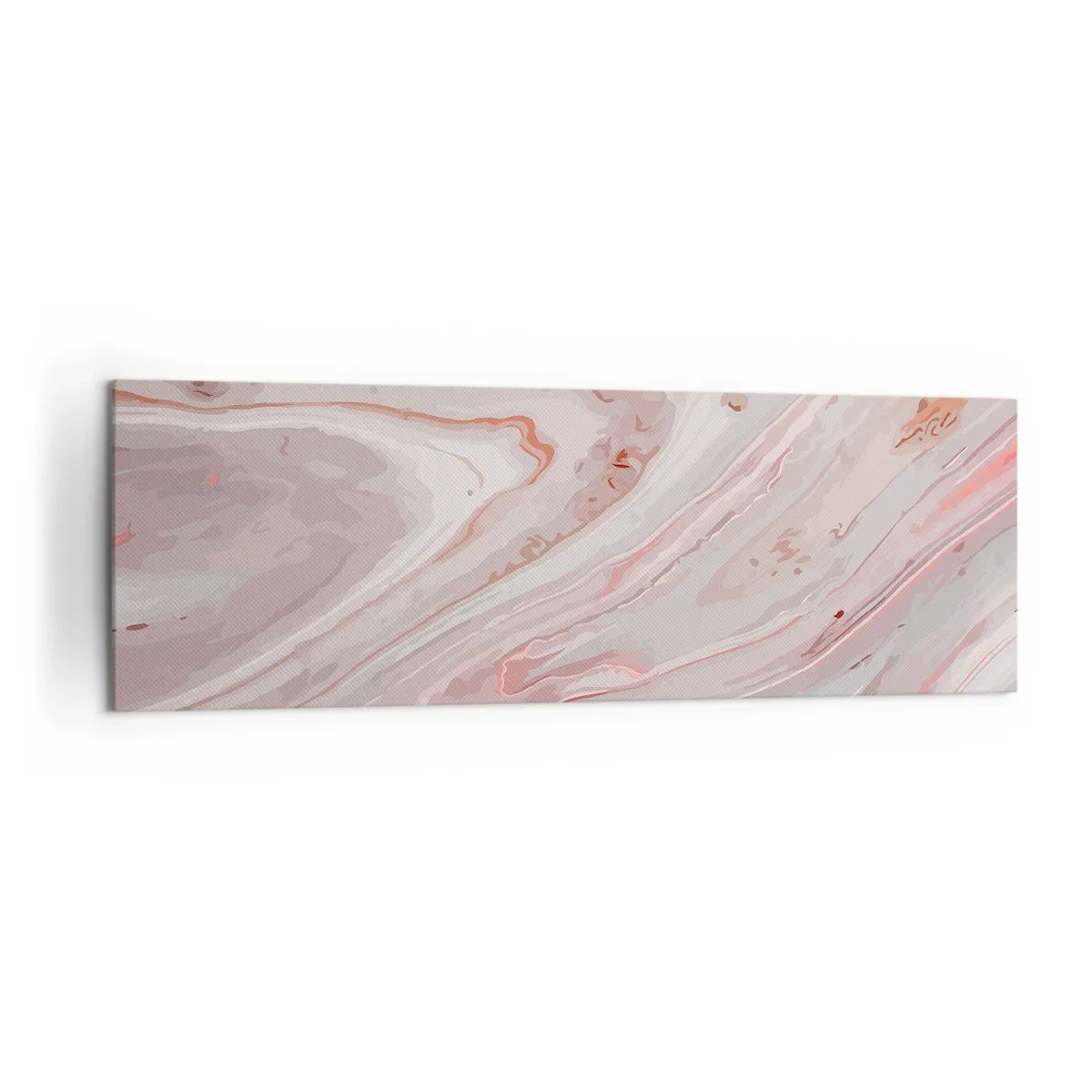 Schilderen op canvas - Roze vloeistof - 160x50 cm