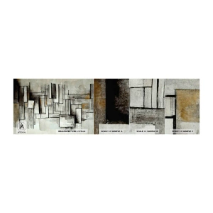 Fotobehang Monster Premium Canvas - De kracht van eenvoud - Deel, Op leeftijd, Streepjes - 100x30 cm