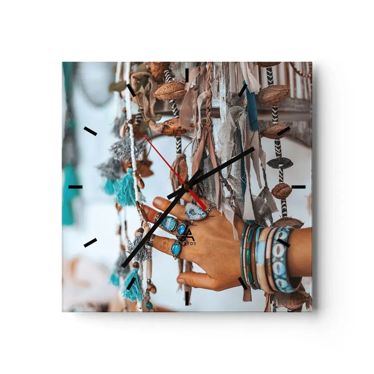 Wandklok - Klok - Lokale schatten - 40x40 cm