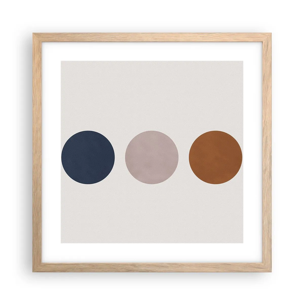 Een poster in een licht eiken lijst - Een symbool van uitmuntendheid - 40x40 cm