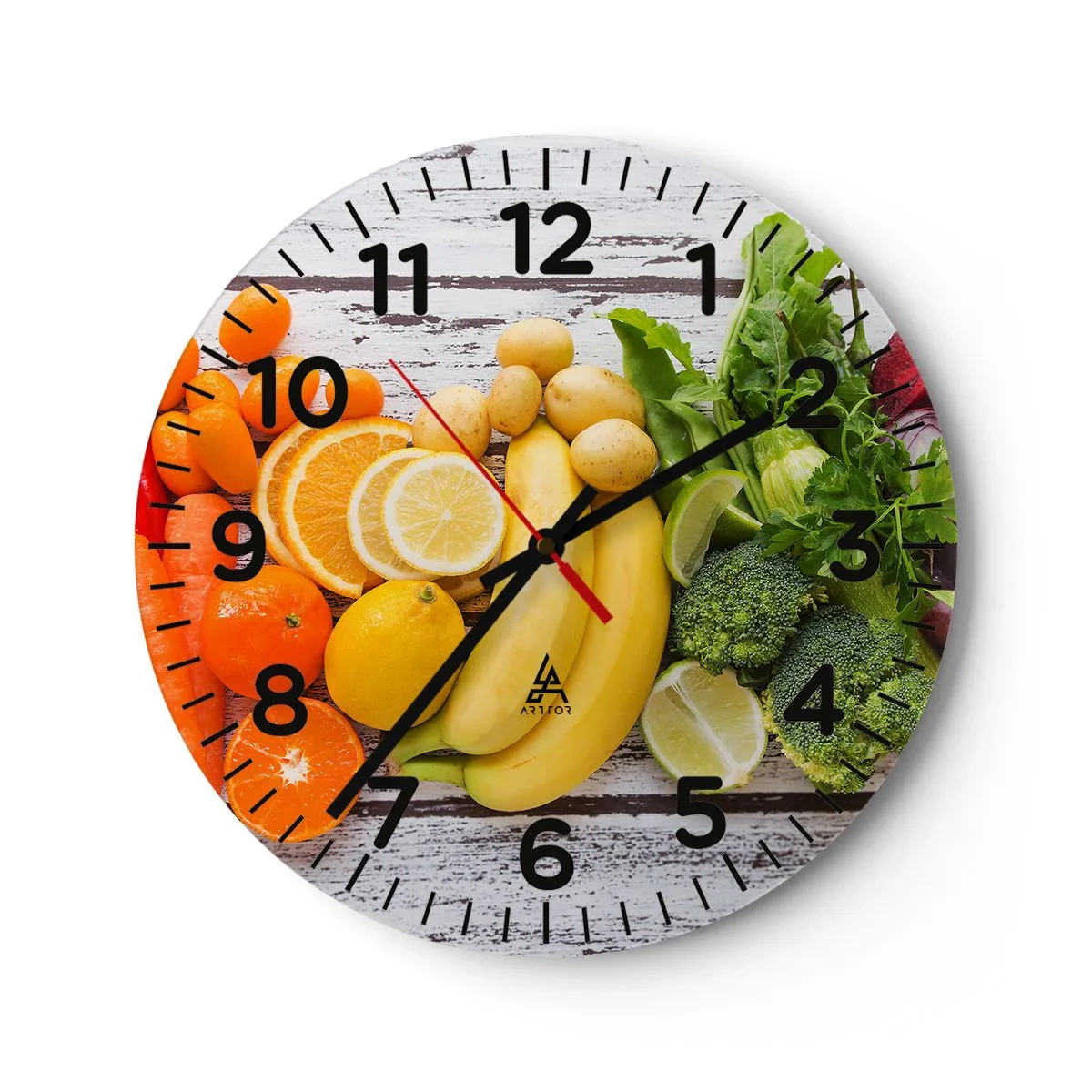 Wandklok - Klok - Het is niet genoeg? - 40x40 cm