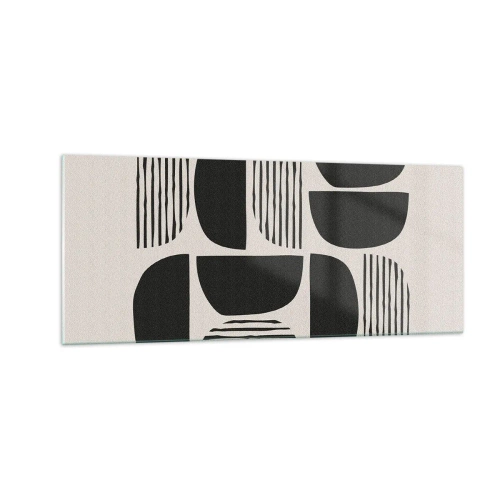 Schilderen op glas - Halfslachtige deals - 100x40 cm