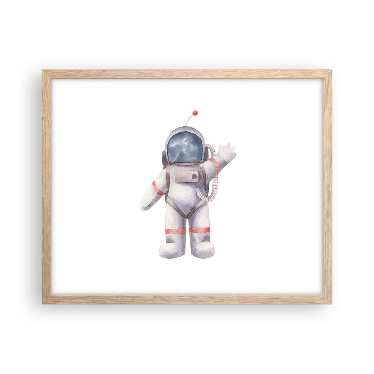 Een poster in een licht eiken lijst - Tot ziens! - 50x40 cm