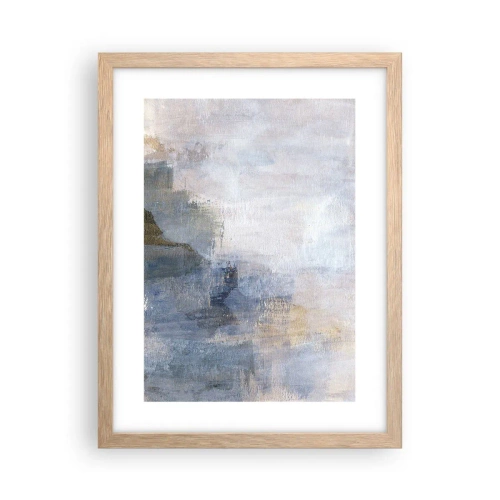 Een poster in een licht eiken lijst - Kleurtonen en akkoorden - 30x40 cm