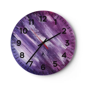 Wandklok - Klok - Als de zonnige wind waait - 30x30 cm