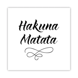 Poster - Beste advies - 40x40 cm