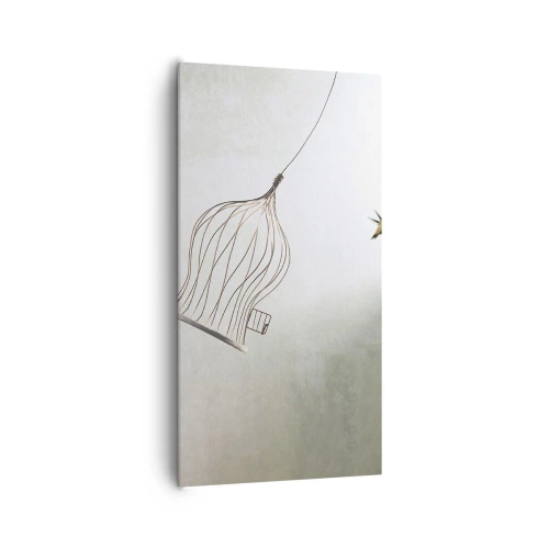 Schilderen op canvas - In je element - 65x120 cm