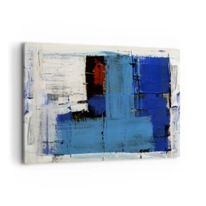 Schilderen op canvas - Het geheim van blauw - 120x80 cm