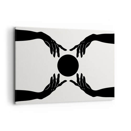 Schilderen op canvas - Geheim teken - 100x70 cm